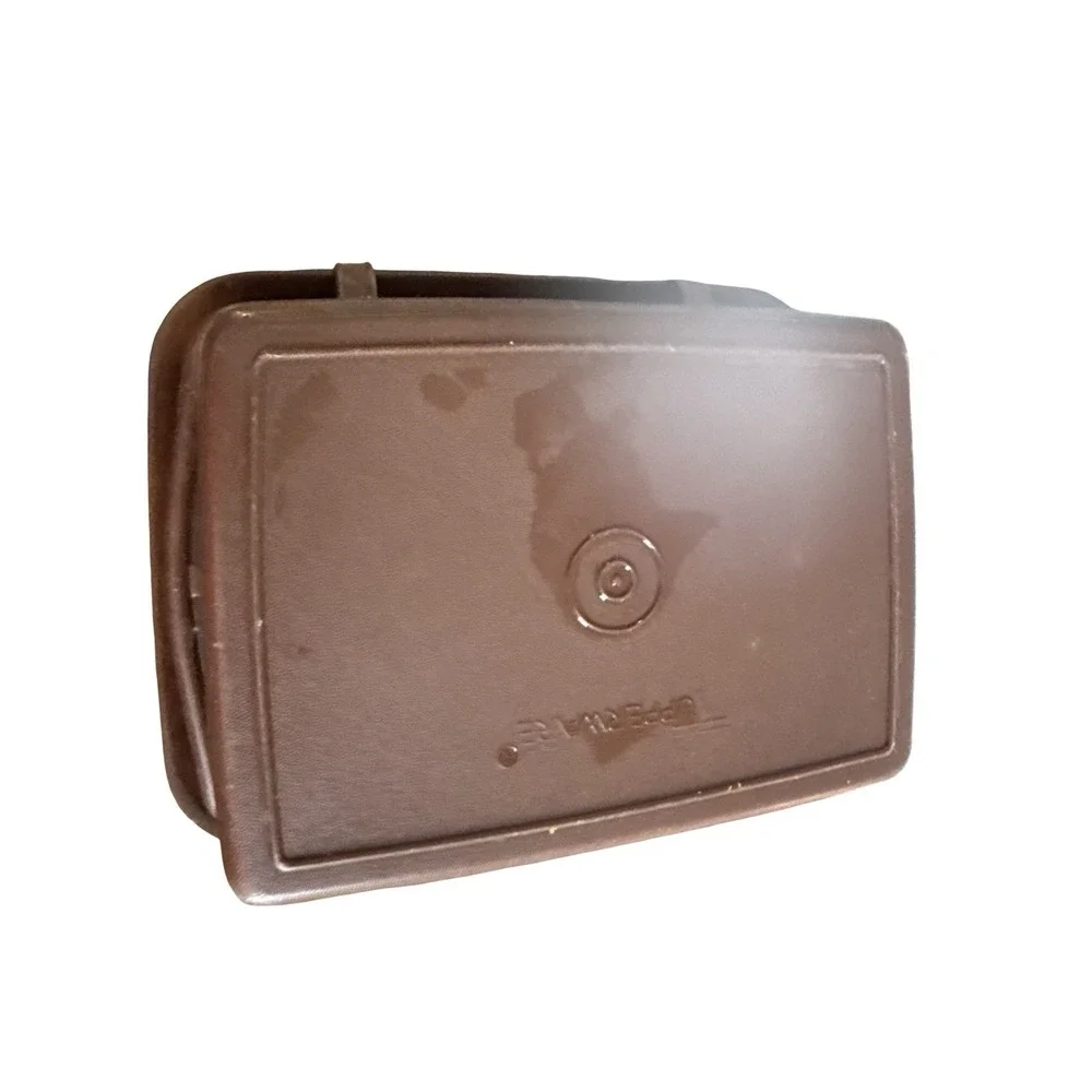 Vintage Tupperware Pak N‎ Carry Lunch Box Carrying Case Handles